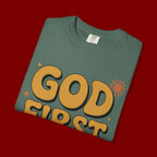 God First Bro T-Shirt — Retro Christian Faith Tee