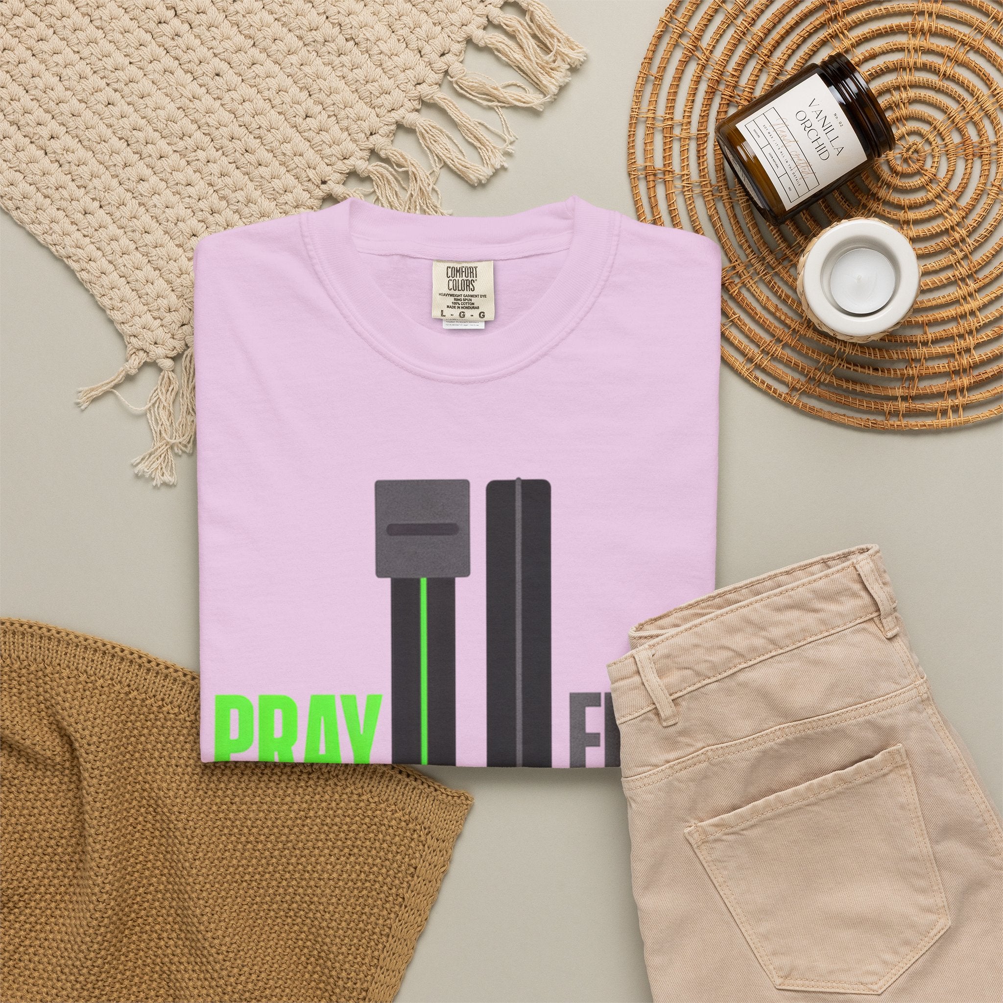 Pray More Fear Less T-Shirt — Inspirational Faith Graphic Tee