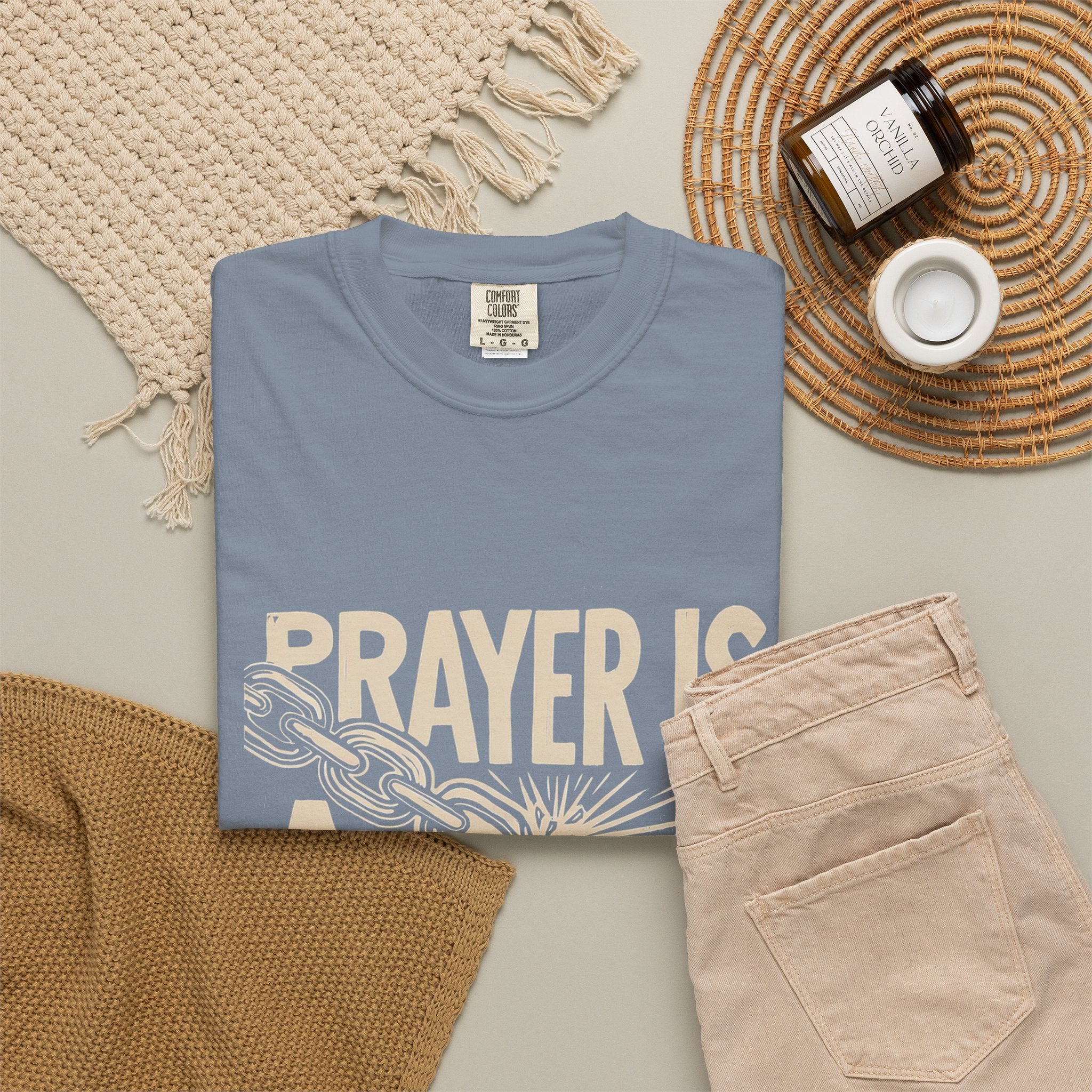 Prayer Is a Weapon T-Shirt — Faith Statement Graphic Tee
