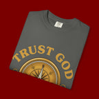 Trust God Compass T-Shirt — "Trust God No Matter What" Christian Faith Tee
