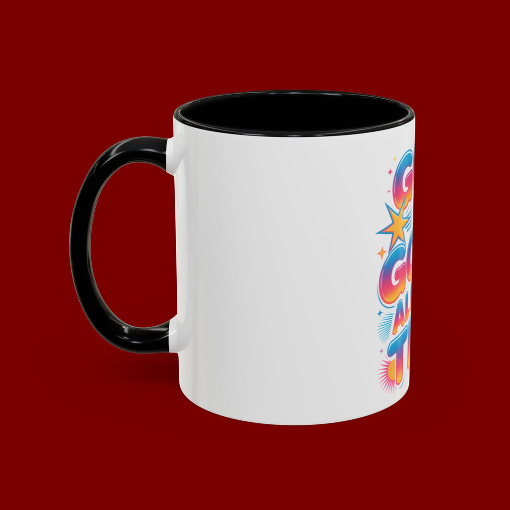 God Is Good All The Time Accent Coffee Mug — Inspirational Christian Coffee Cup (11/15oz)