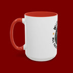 With God All Things Are Possible Accent Coffee Mug — Inspirational Faith Mountain Mug (11/15oz)