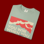 You Win When You Pray T-Shirt — Vintage Wave Faith Tee