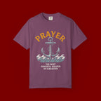 Prayer Anchor T-Shirt — "Prayer: The Most Powerful Weapon of a Believer" Christian Faith Tee