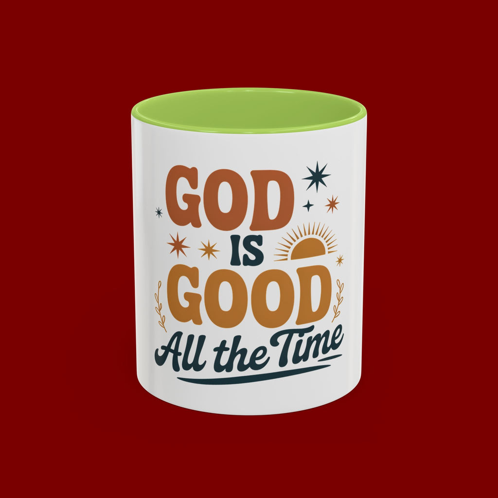 Praise the Lord Coffee Mug – Retro Christian Faith Accent Mug (11/15oz)
