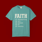 Faith Graphic T-Shirt — Minimalist Inspirational Tee