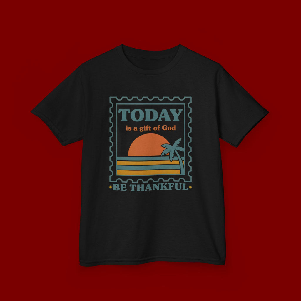 Kids 'Today Is a Gift of God - Be Thankful' Graphic Tee