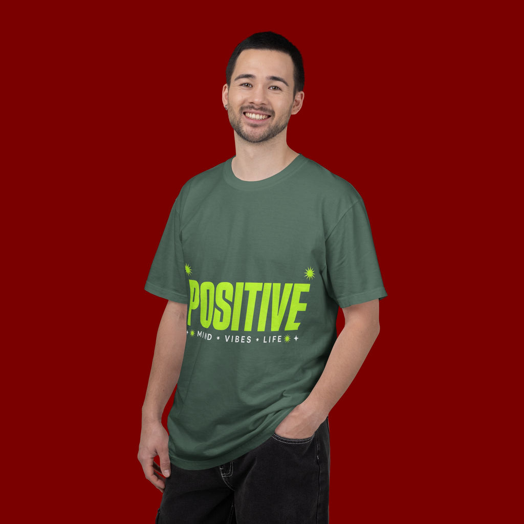 Positive Mind Vibes T-Shirt — Graphic Motivational Tee