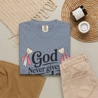 Inspirational 'God Never Gives a Burden You Can't Bear' T-Shirt