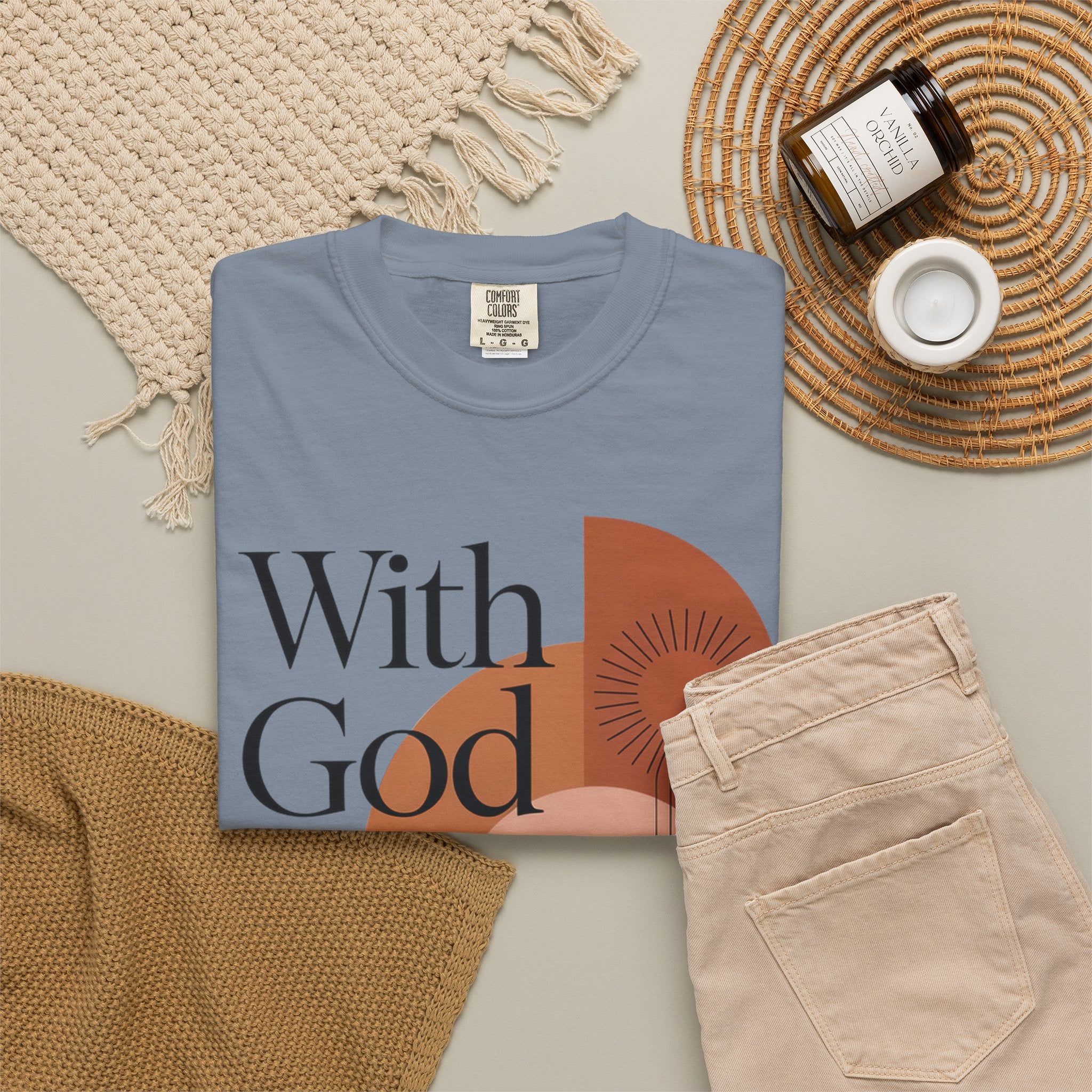 With God All Things Are Possible Christian T-Shirt
