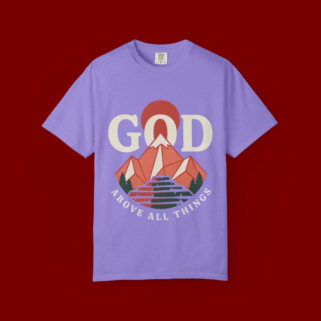God Above All Things Mountain T-Shirt