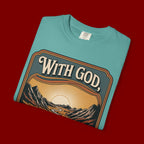 Inspirational Graphic T-Shirt — "With God, Every Hardship Brings Ease"