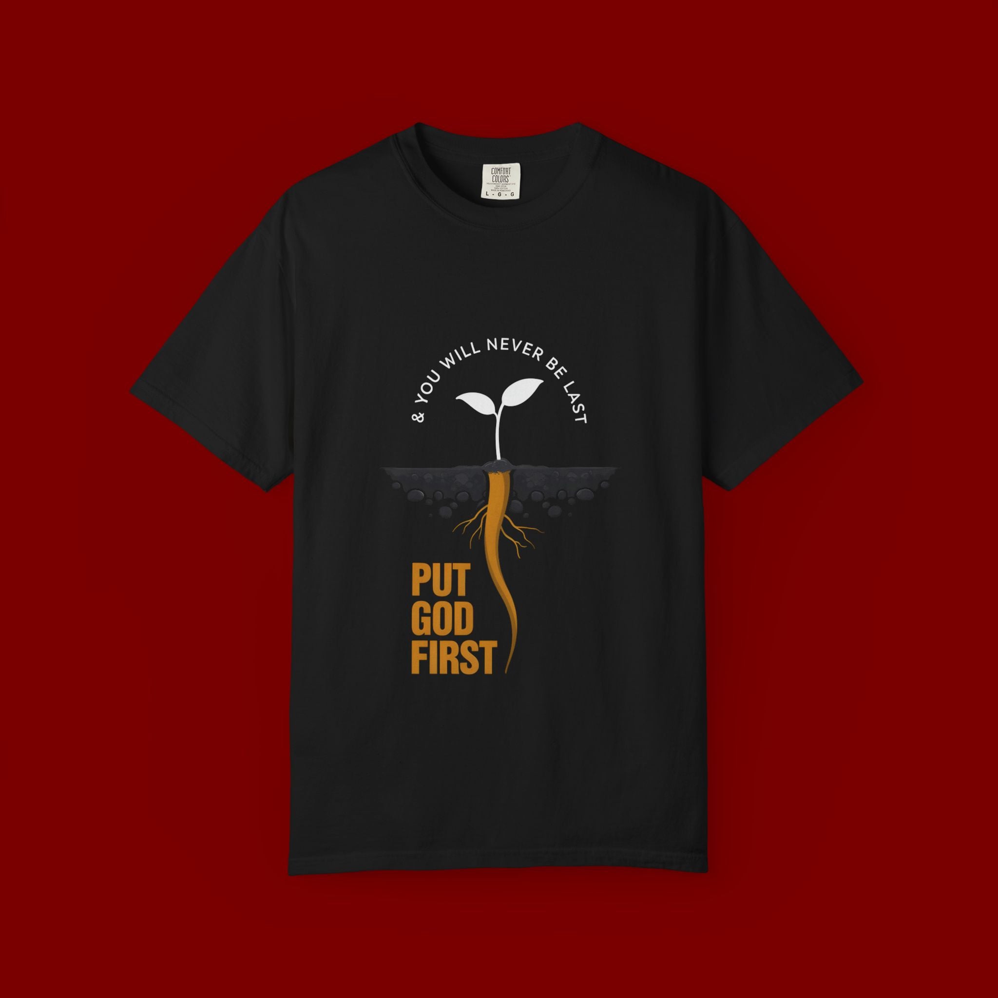 Put God First T-Shirt — Christian Faith Graphic Tee