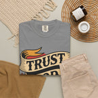 Trust God, Bro T-Shirt — Retro Ribbon Faith Tee