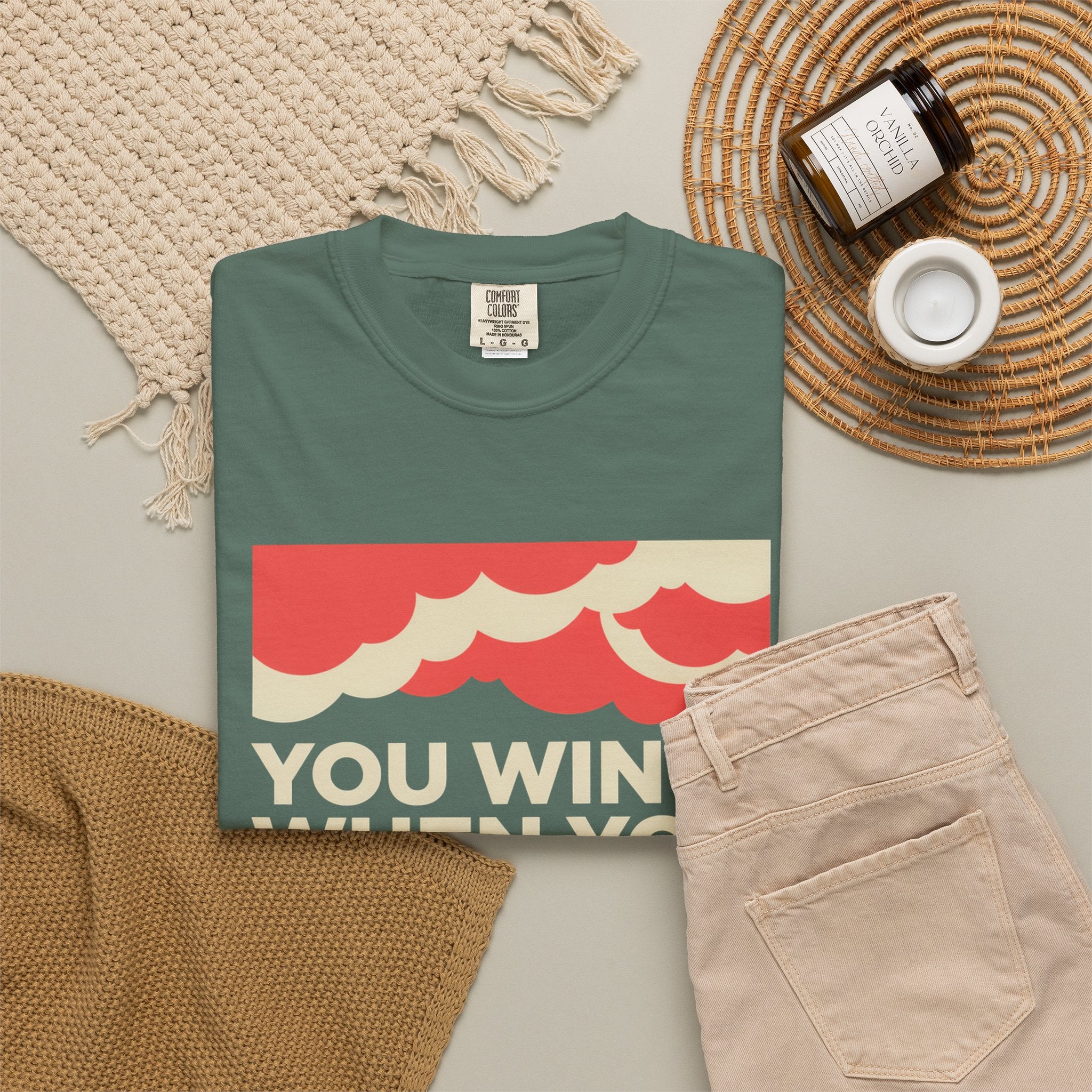 You Win When You Pray T-Shirt — Vintage Wave Faith Tee
