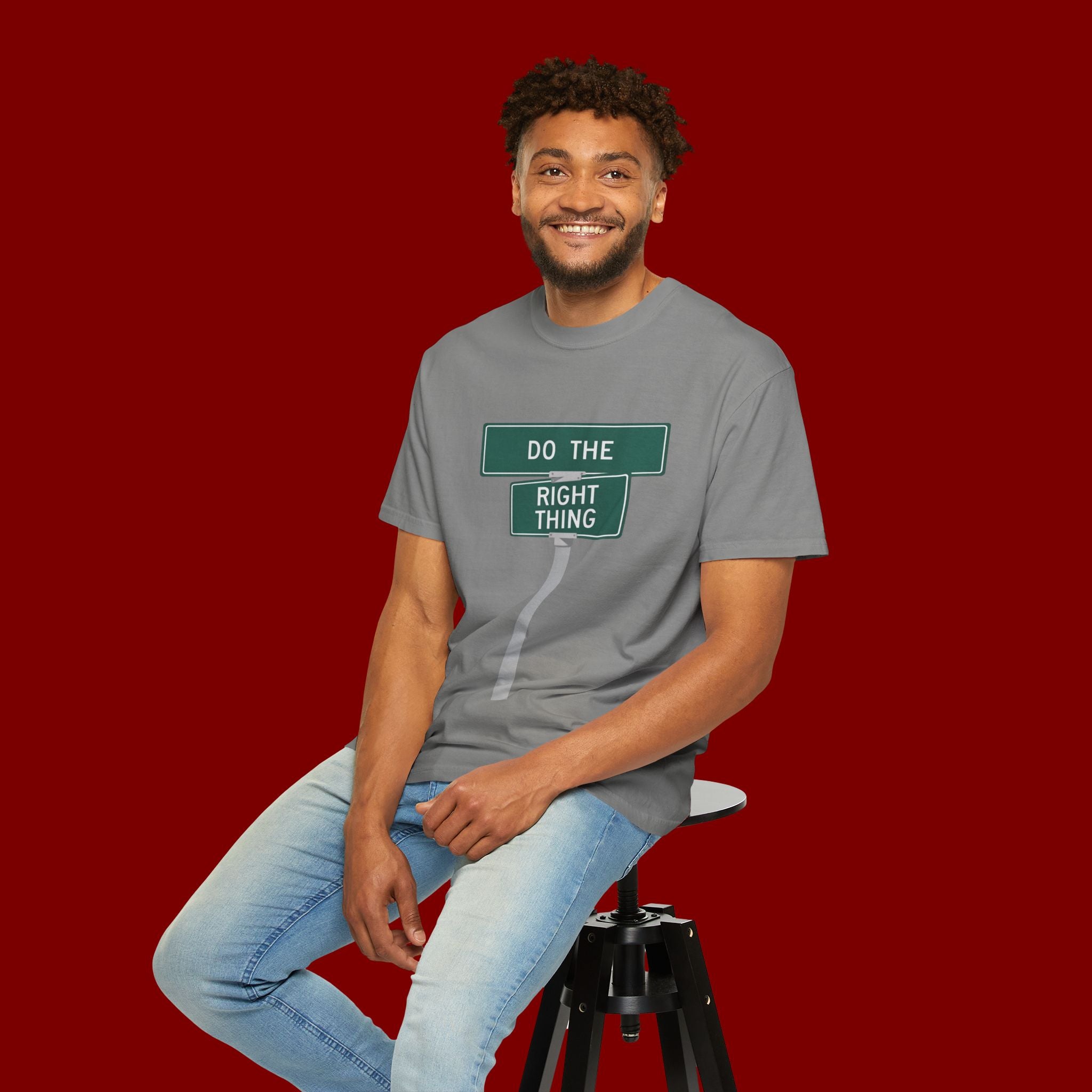 Do The Right Thing Street Sign T-Shirt