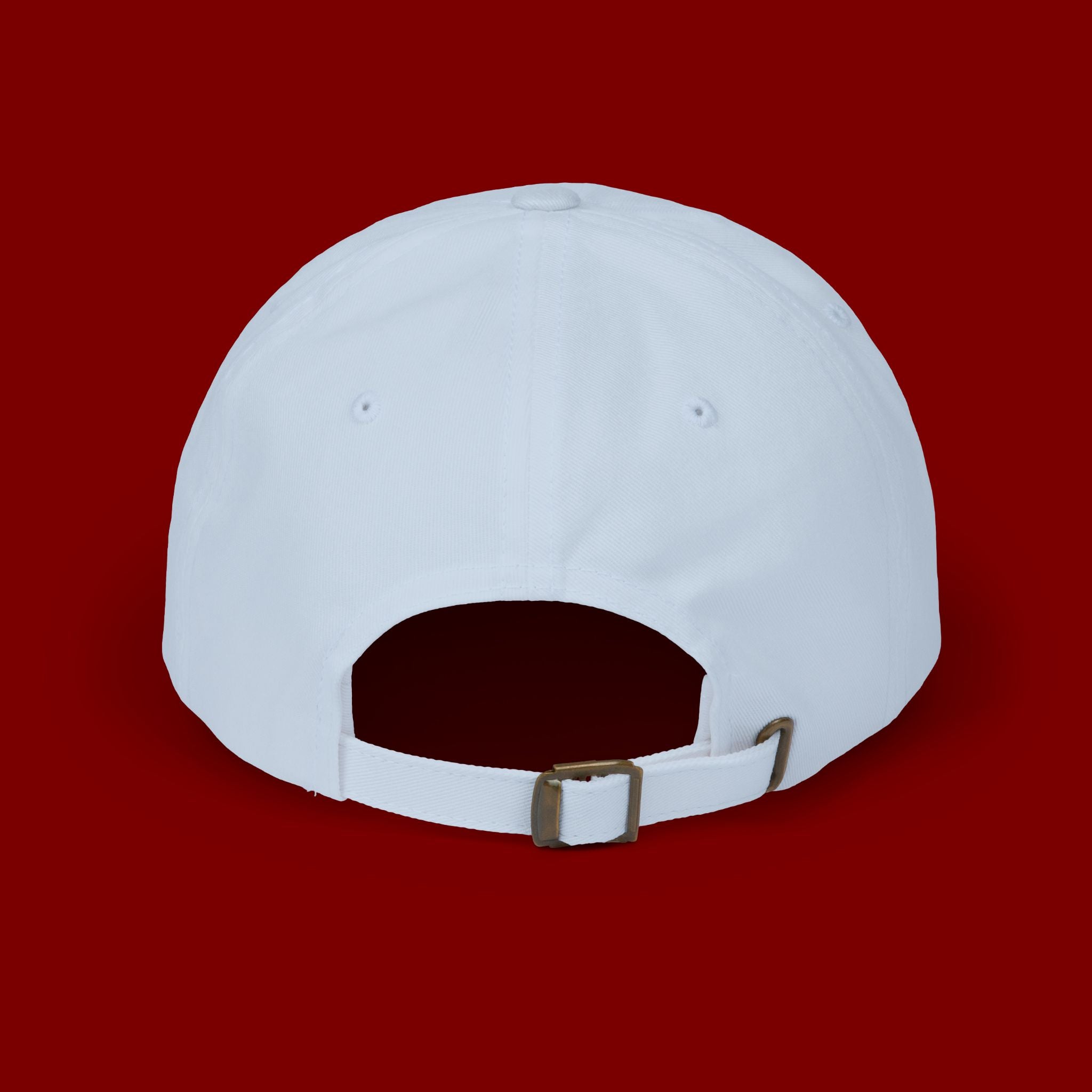 Dad Cap — Minimal Green Plant Drip Embroidered Hat