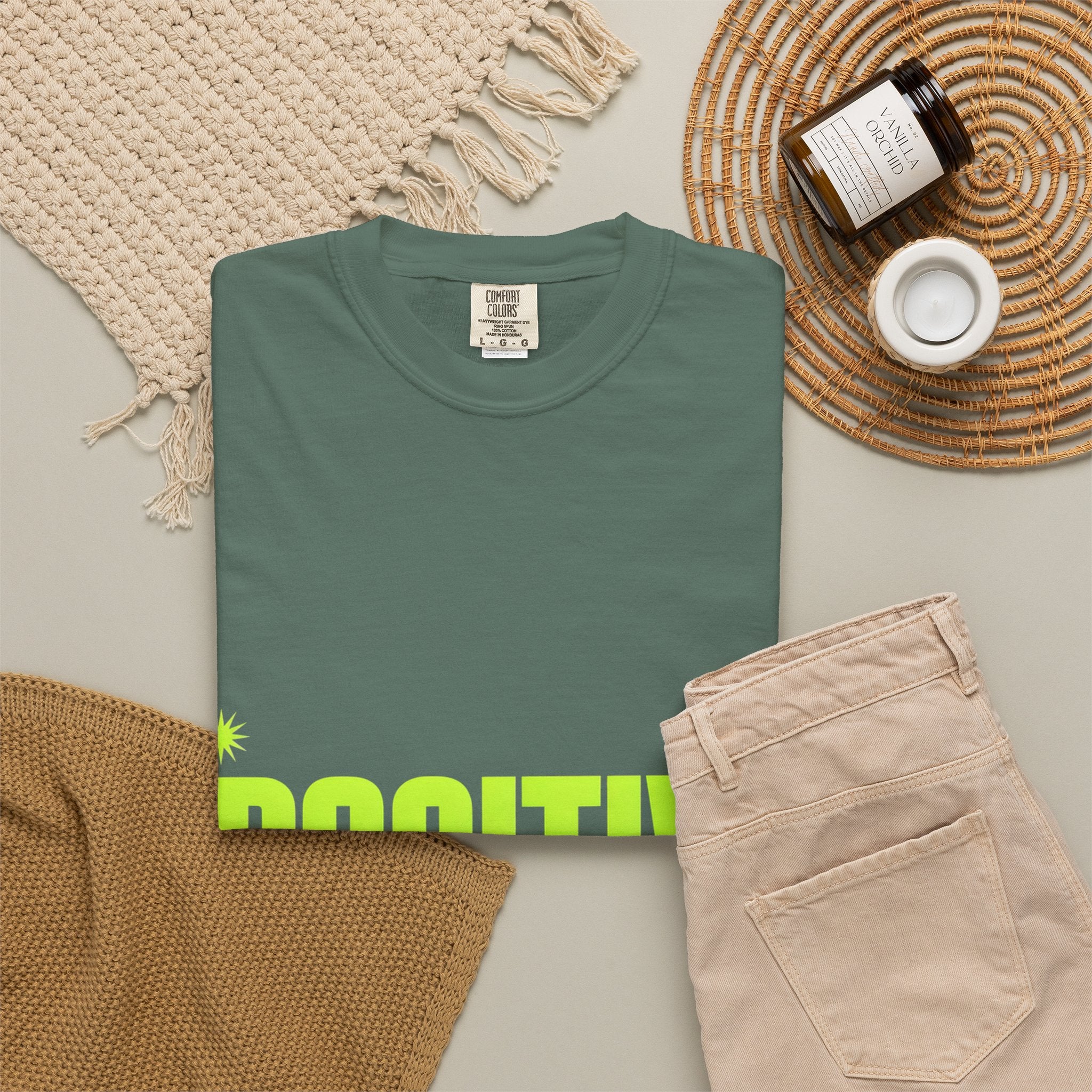 Positive Mind Vibes T-Shirt — Graphic Motivational Tee