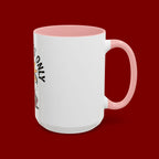 Good Vibes Only Coffee Mug - Retro Sun Cartoon Accent Mug (11/15oz)