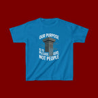 Kids T-Shirt — "Our Purpose Is To Please God, Not People" Faith Graphic Tee