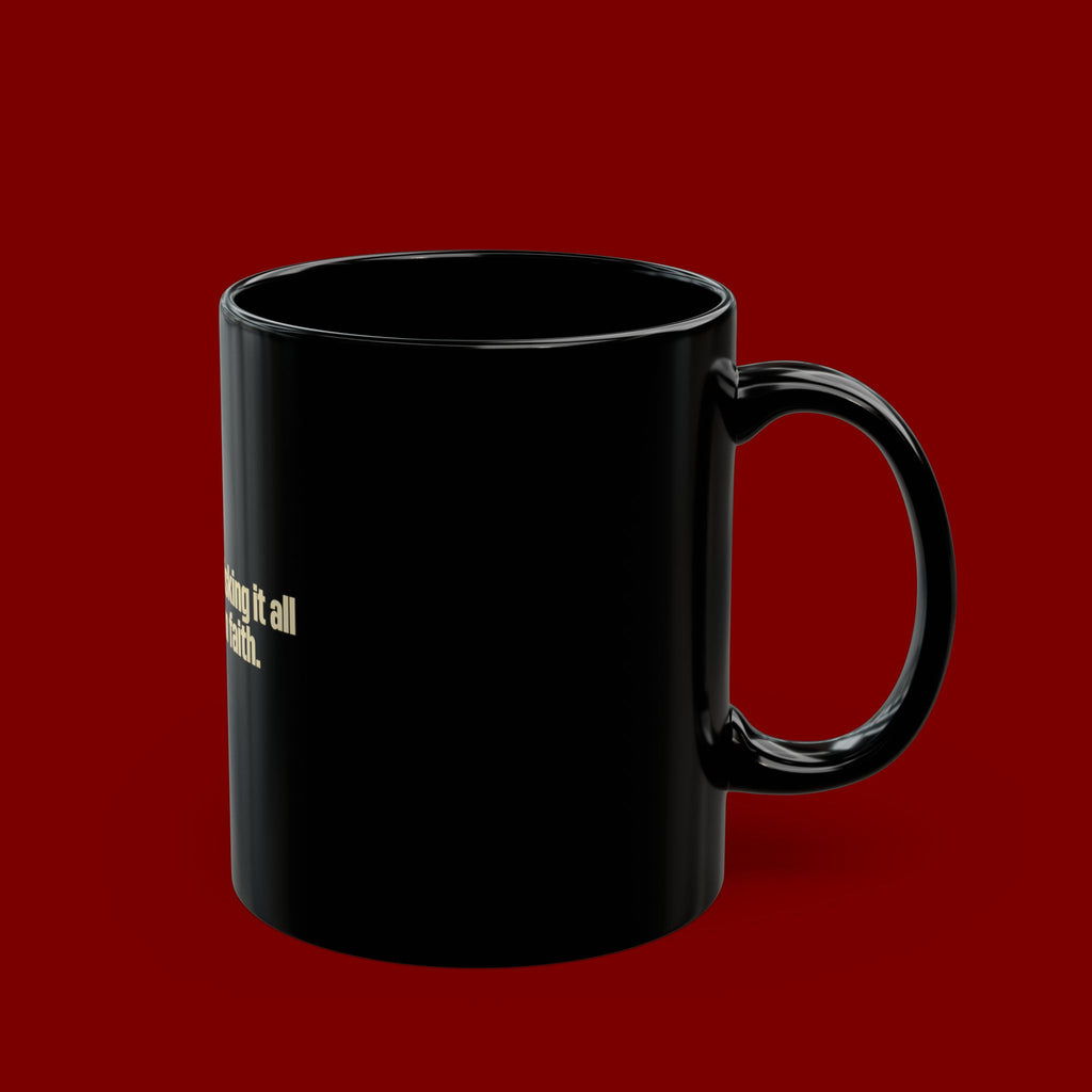 Coffee Mug — "Risking It All on Faith" Pawn Design