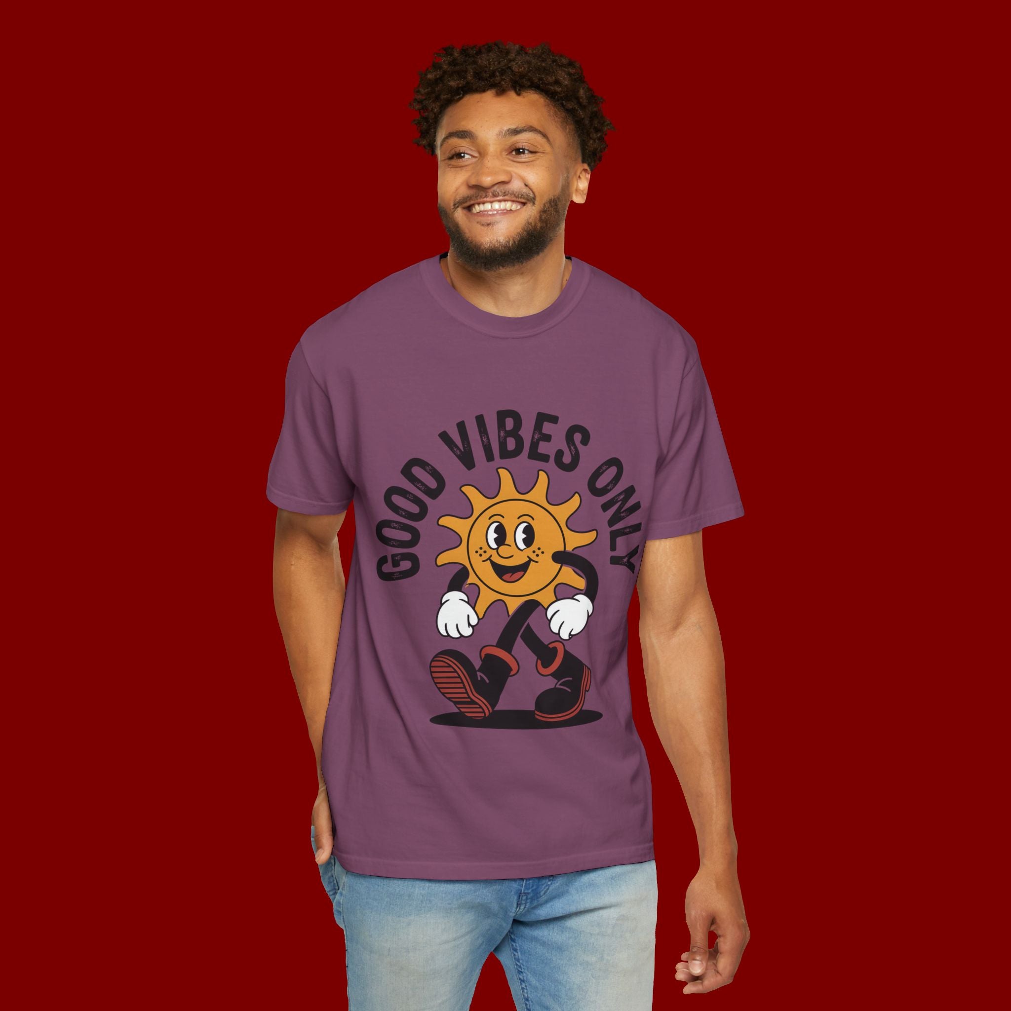 Good Vibes Only Sun Graphic T-Shirt