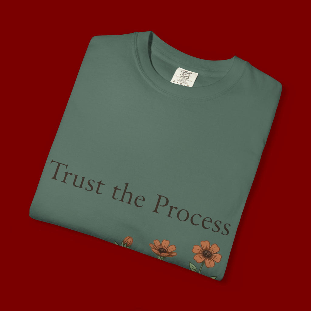 Trust the Process Floral T-Shirt — Growth Graphic Tee