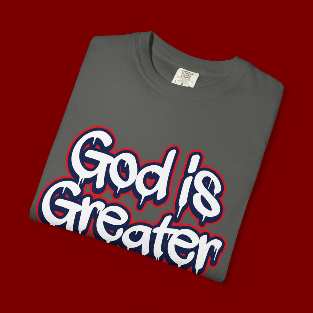 God Is Greater American Flag T-Shirt