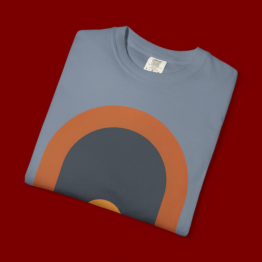 Still Faithful Sunset T-Shirt — Minimal Christian Graphic Tee