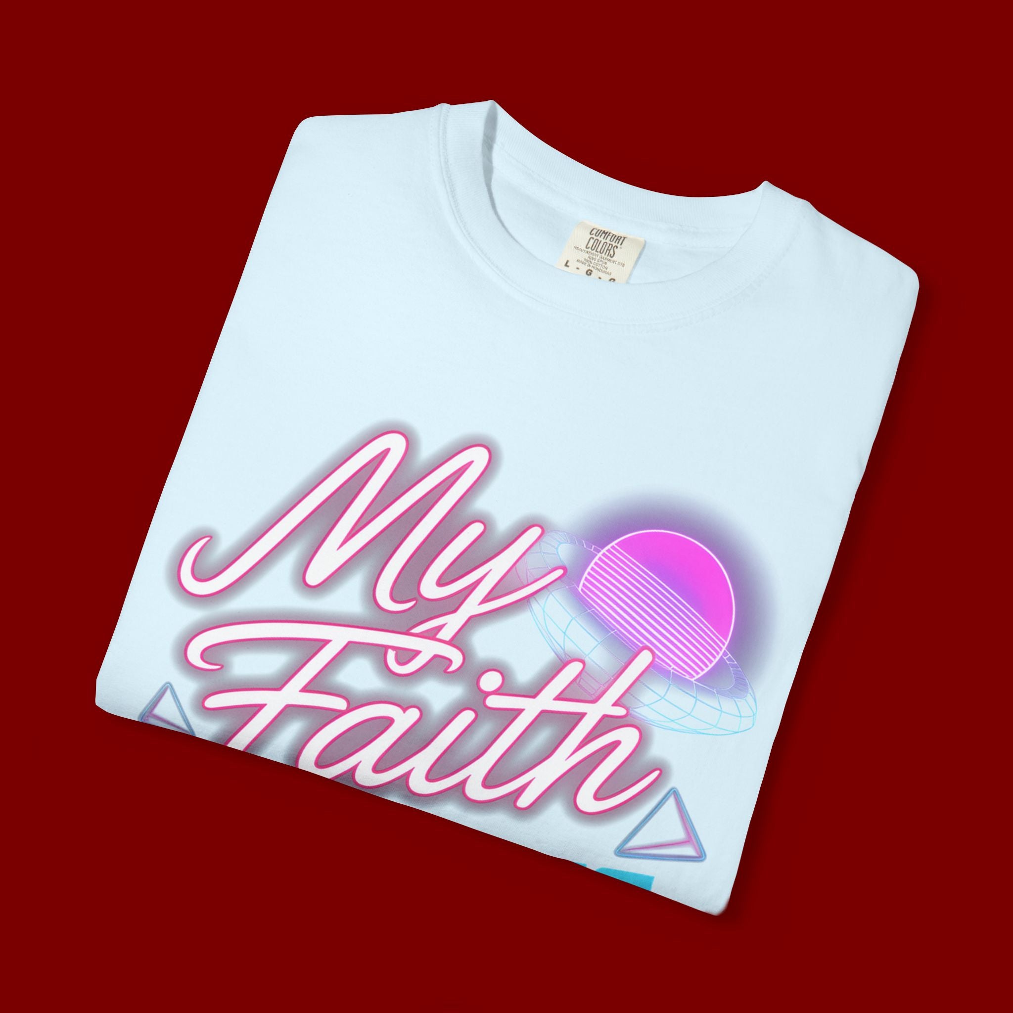 Faith T-Shirt — "My Faith in God Is Solid" Retro Graphic Tee
