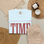 TIME Never Comes Again T-Shirt — Vintage Ticket Graphic Tee