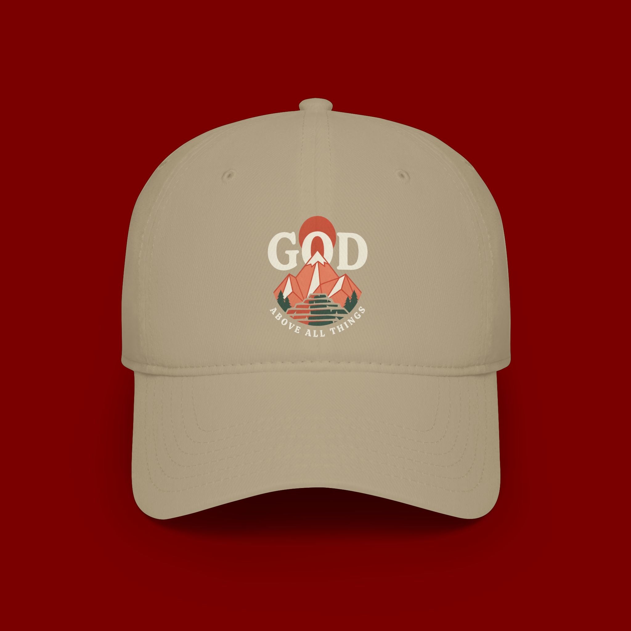 God Above All Things Embroidered Baseball Cap