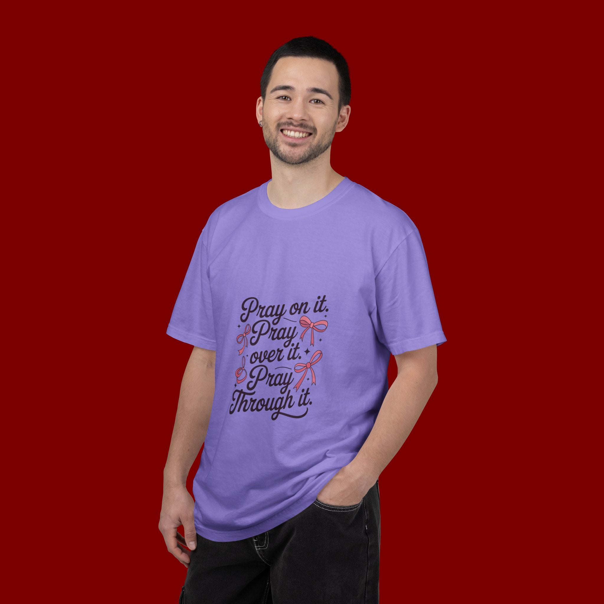 Pray On It Pray Over It Pray Through It T‑Shirt