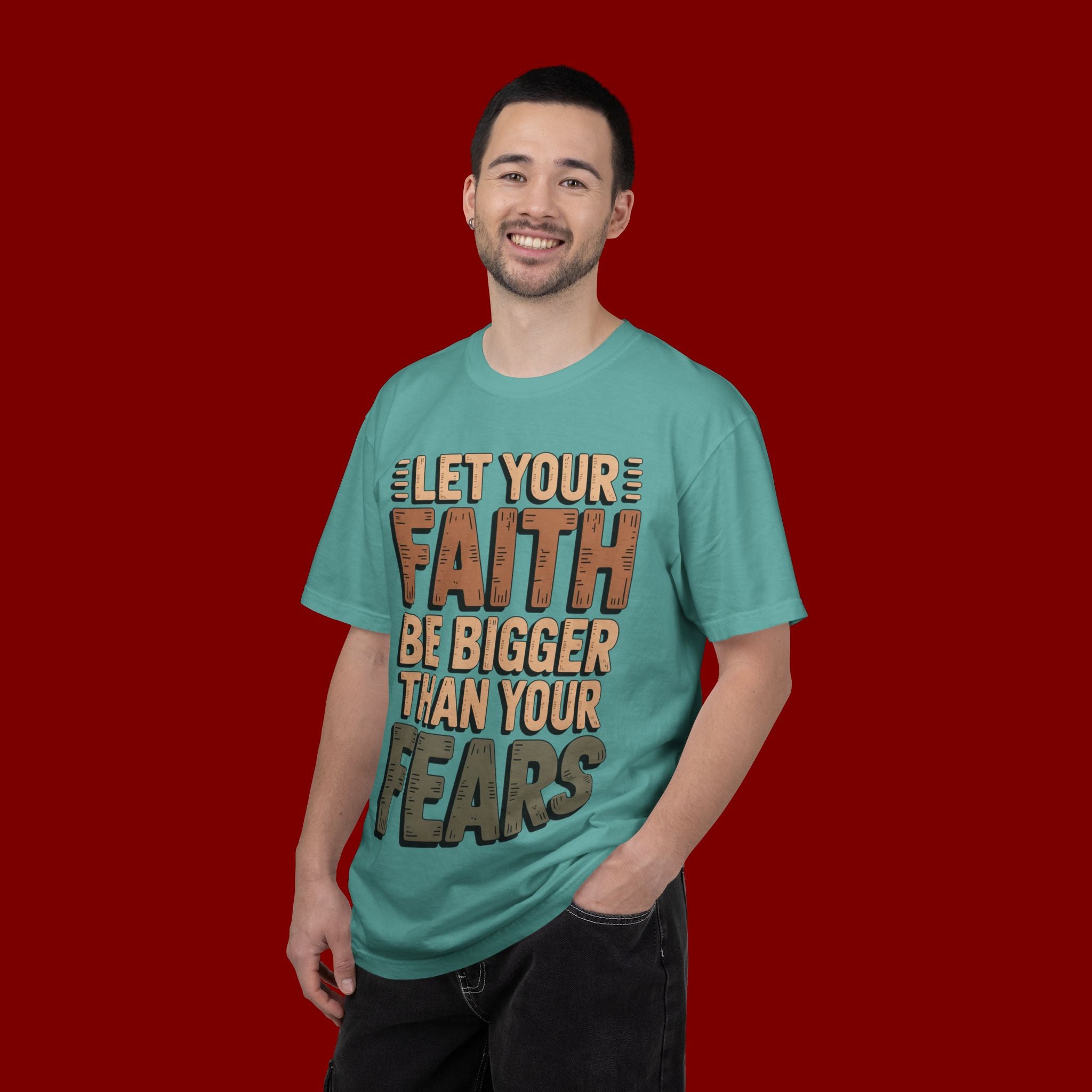 Faith Over Fear T-Shirt — Inspirational Christian Graphic Tee
