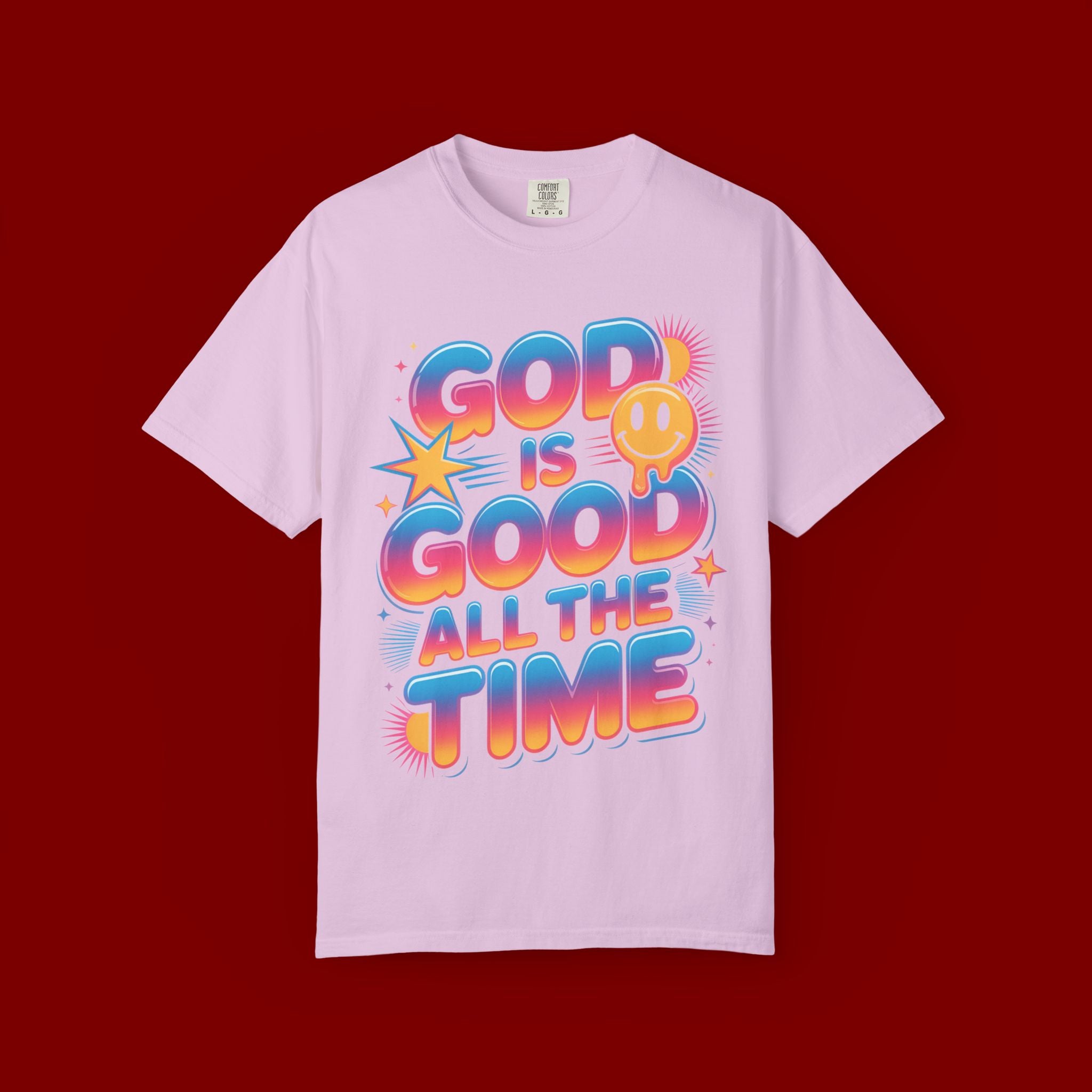 God Is Good All The Time T-Shirt — Positive Christian Graphic Tee
