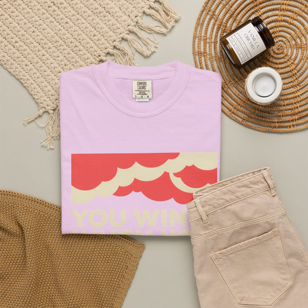You Win When You Pray T-Shirt — Vintage Wave Faith Tee