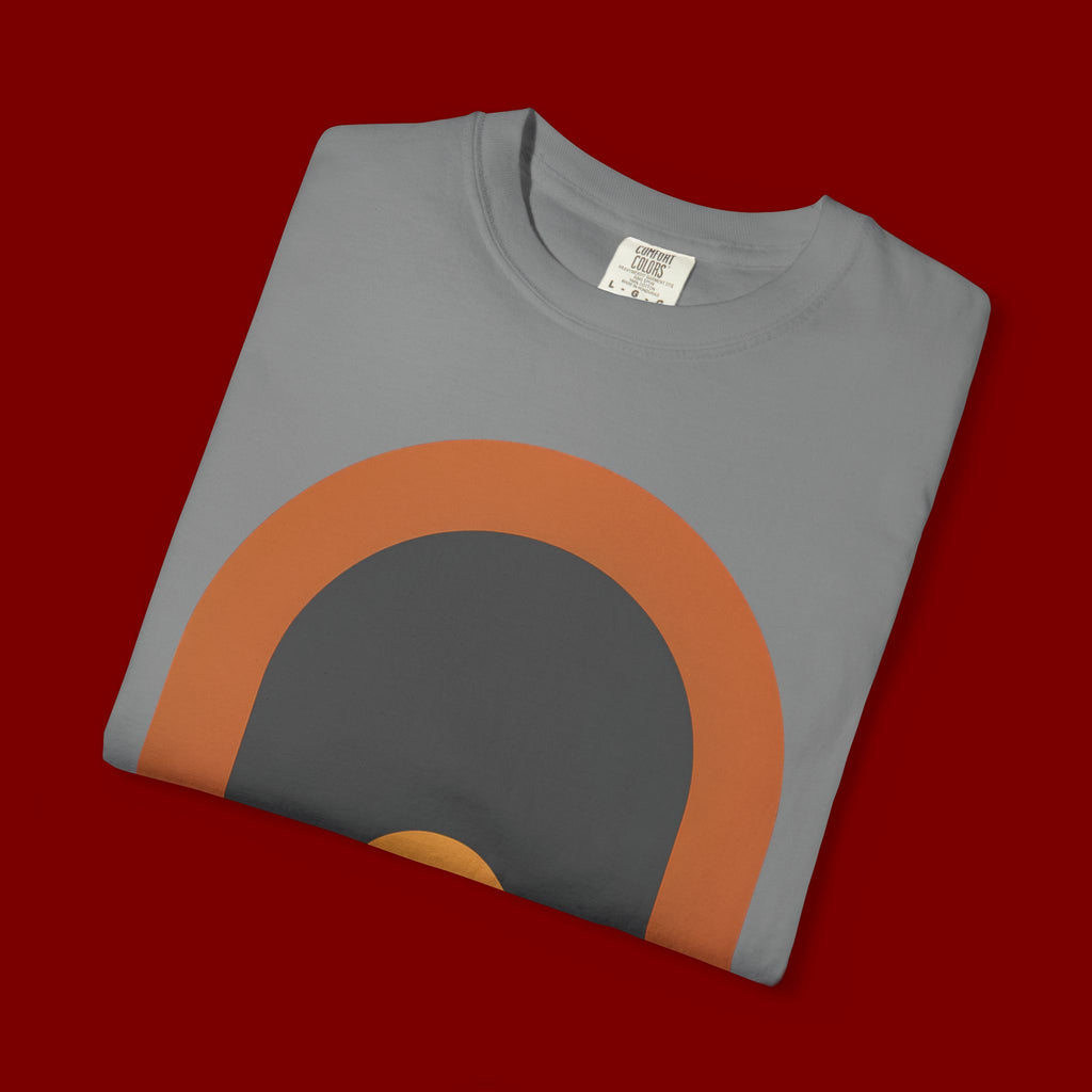 Still Faithful Sunset T-Shirt — Minimal Christian Graphic Tee