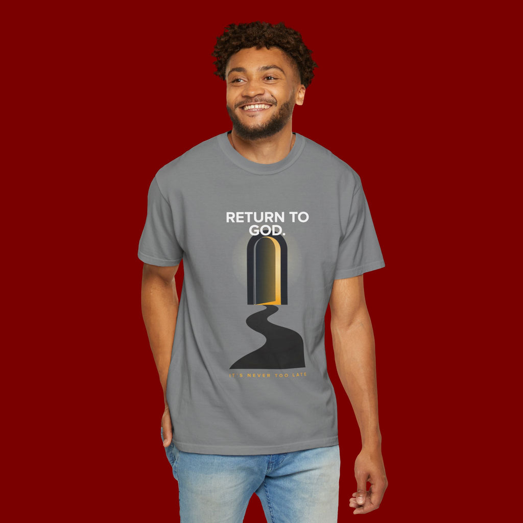 Mystic Doorway T-Shirt — Golden Arch Path Graphic Tee