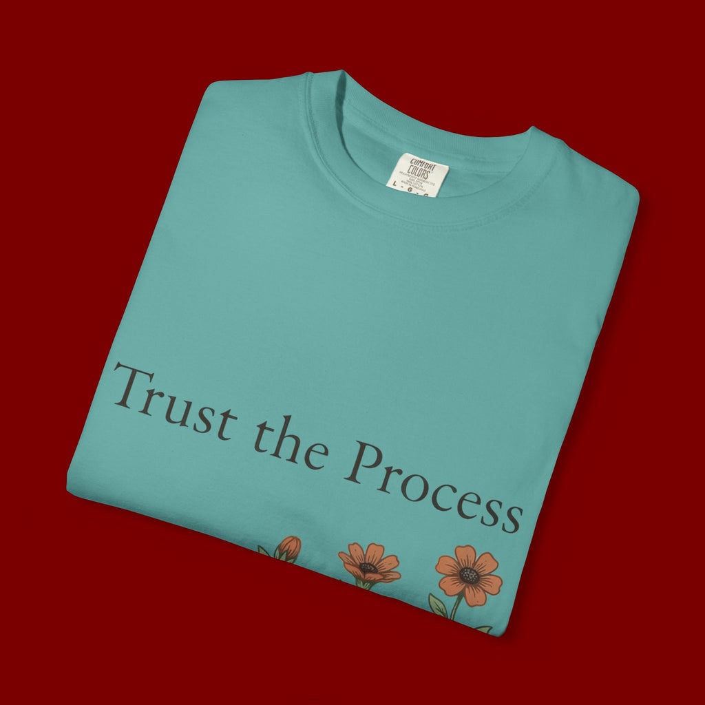 Trust the Process Floral T-Shirt — Growth Graphic Tee