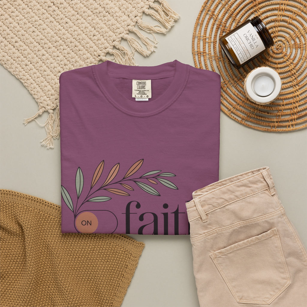 Faith Over Fear T‑Shirt — Inspirational Christian Tee with 'faith' and 'fear' Design