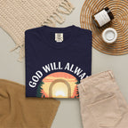 Make a Way Christian T-Shirt — 'God Will Always Make a Way' Sunset Faith Tee