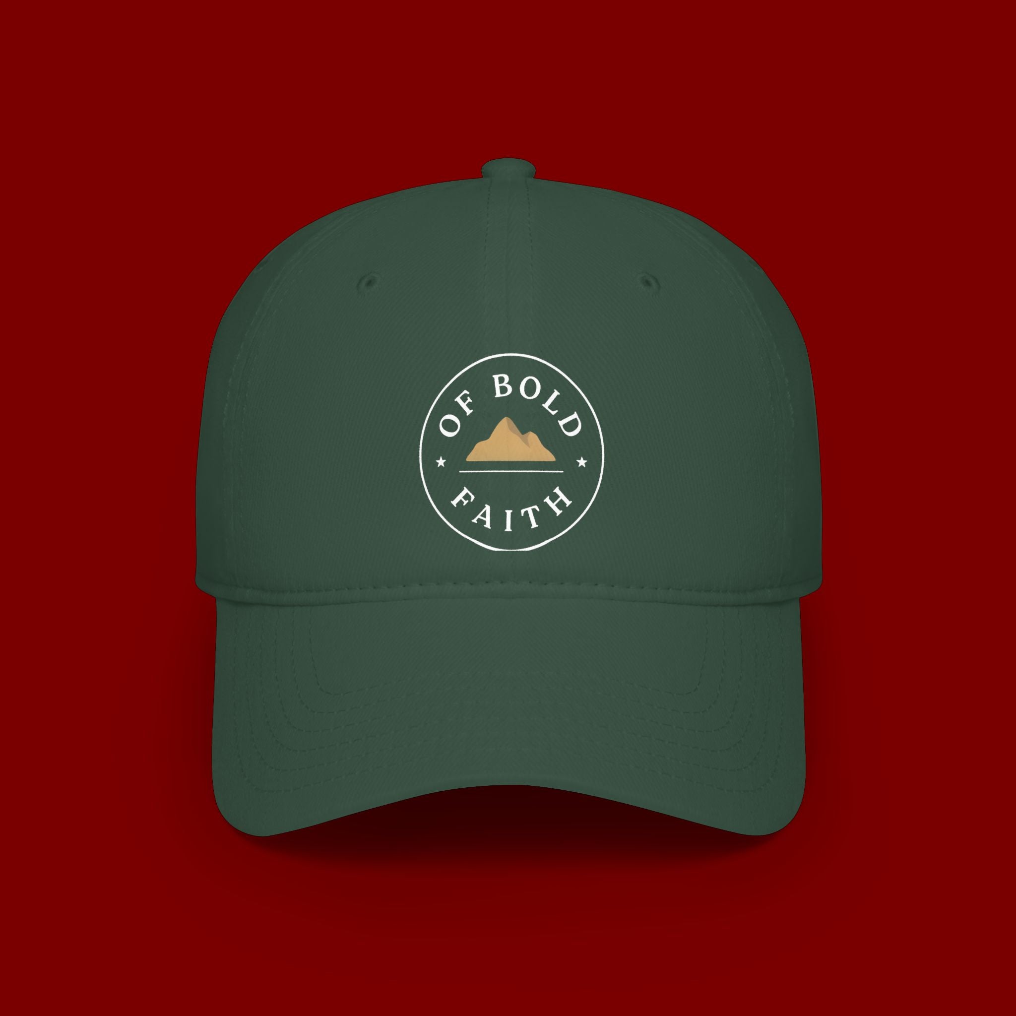 Of Bold Faith Embroidered Baseball Cap