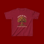 Autumn Oak Tree Kids T‑Shirt — Cozy Fall Nature Tee for Children