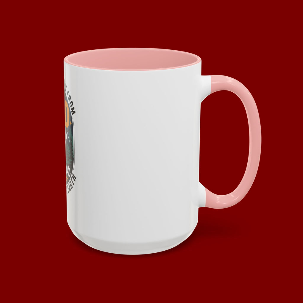 Christian Coffee Mug — “My Help Is Only From God The Creator” Accent Mug