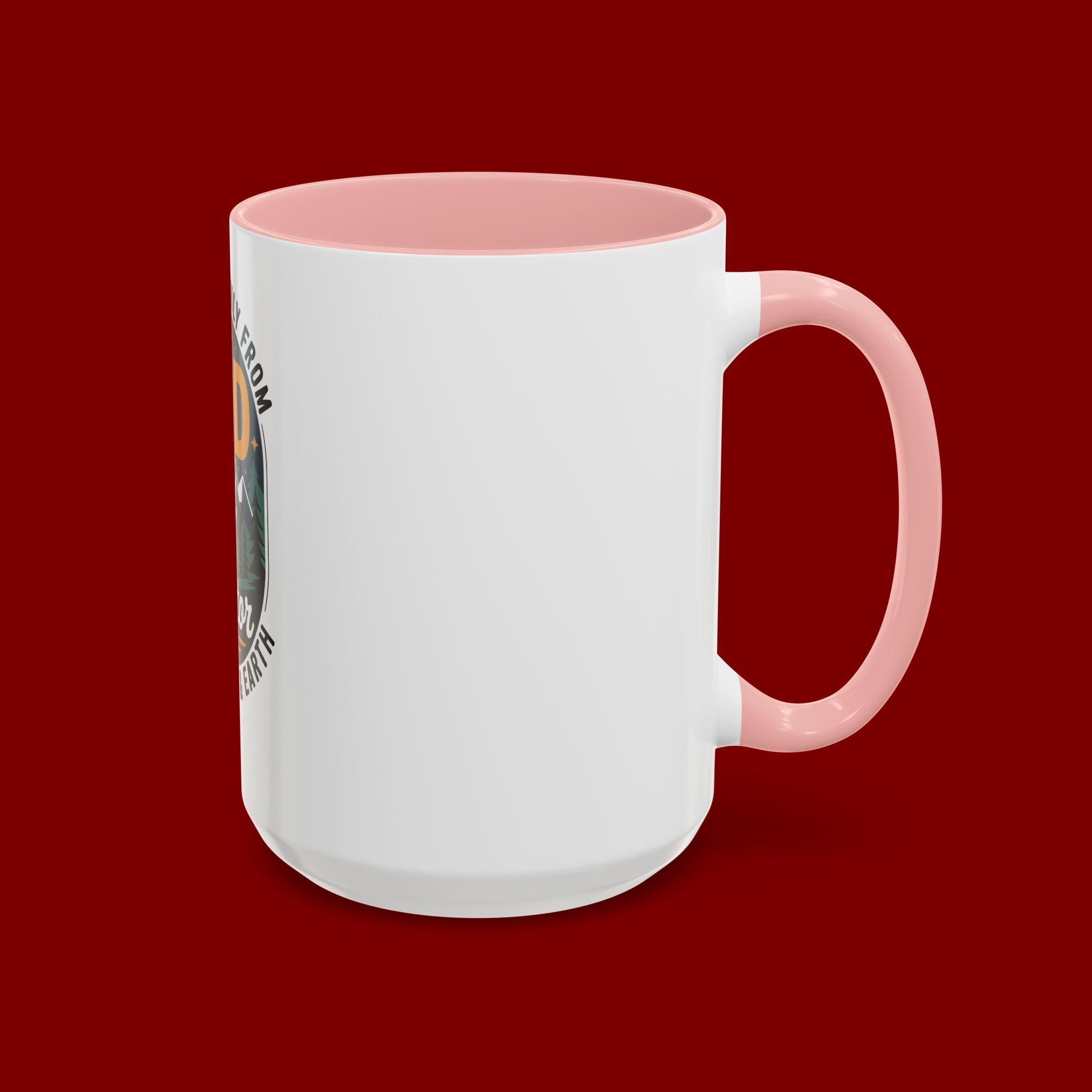 Christian Coffee Mug — “My Help Is Only From God The Creator” Accent Mug