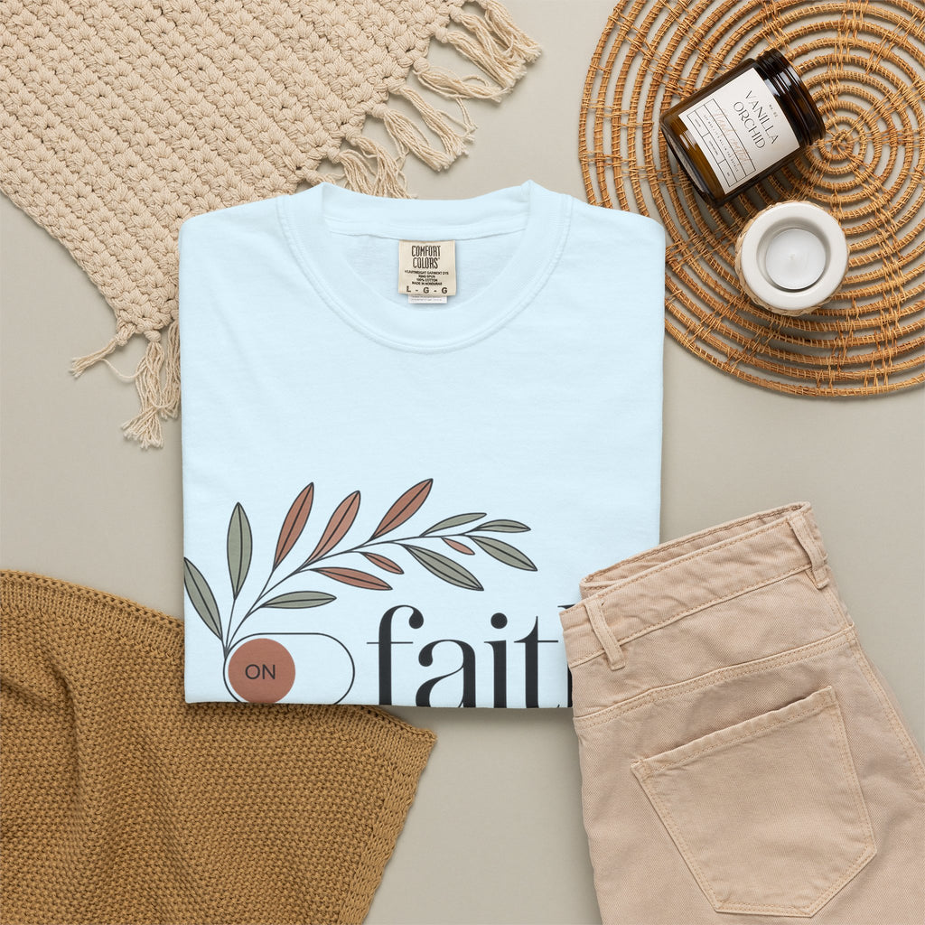 Faith Over Fear T‑Shirt — Inspirational Christian Tee with 'faith' and 'fear' Design