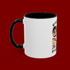 God-Themed Accent Coffee Mug – "My Help Is Only From God, The Creator of Heavens & Earth"