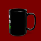 Inspirational Coffee Mug — "God Will Add Strength to Your Strength" Black Ceramic Mug