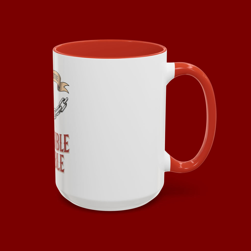 Accent Coffee Mug — "Faith Makes the Impossible Possible" Inspirational Ceramic Mug