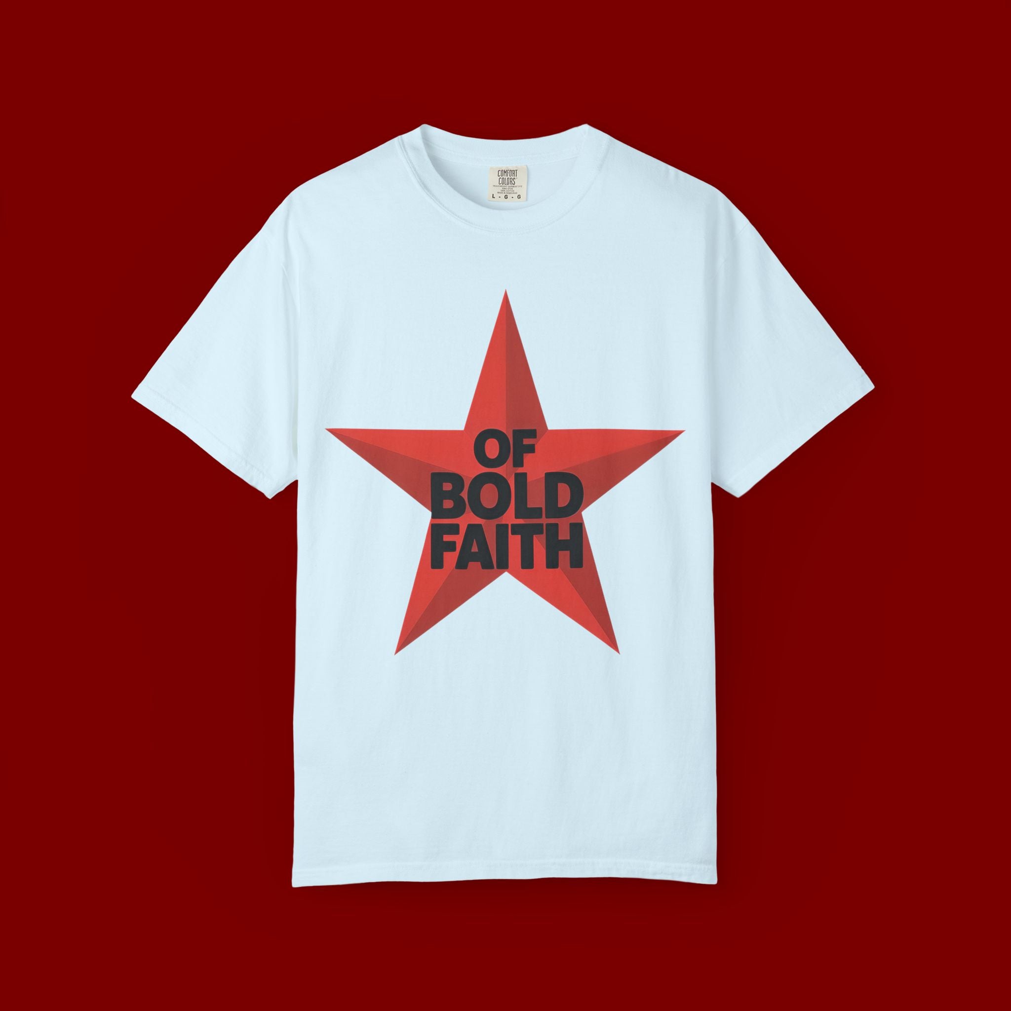 Bold Faith Star T-Shirt — "Of Bold Faith" Graphic Tee